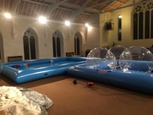 Zorb Pool Fun