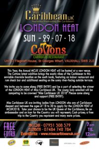 Miss Caribbean UK London Heat
