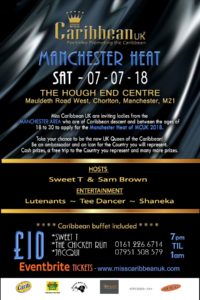 Miss Caribbean UK Manchester Heat