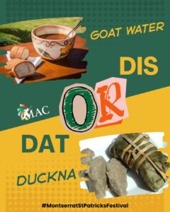 Montserrat Goat Fest Dis or Dat Poster 2026