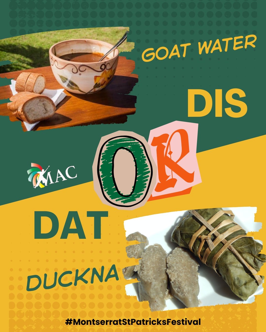 Montserrat Goat Fest Dis or Dat Poster 2026