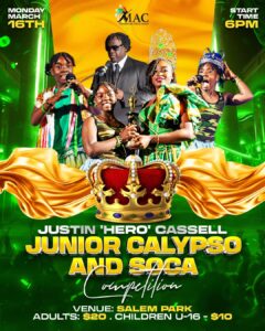 Montserrat Junior Calypso and Soca Poster 2026