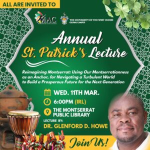 Montserrat St Patrick's Day 2026 Lecture