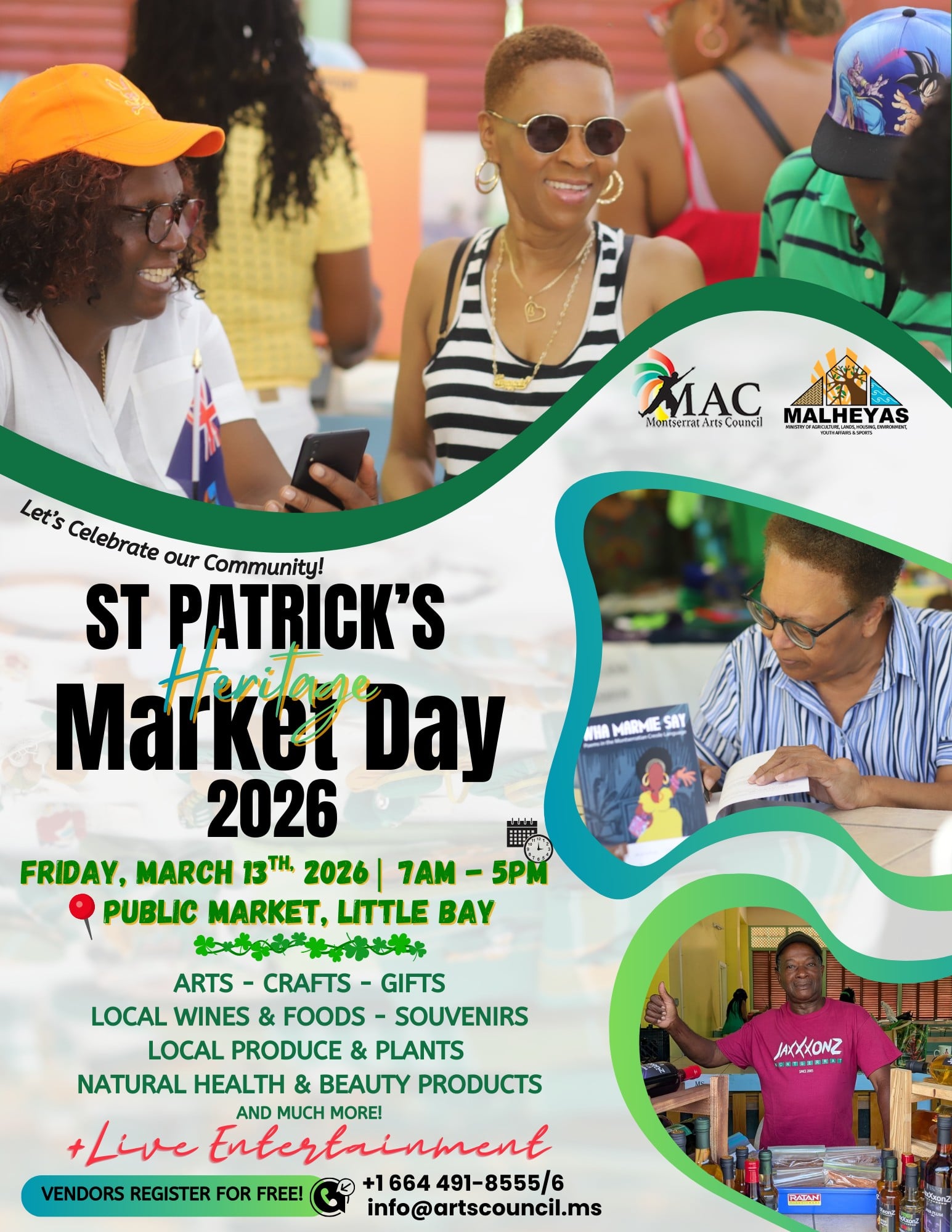 Montserrat St Patrick's Day 2026 Market