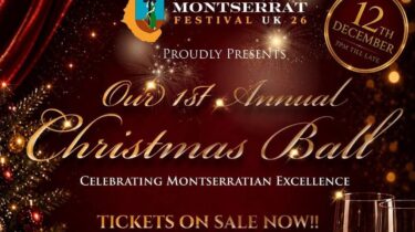 Montserrat Festival UK 2026 Christmas Ball Poster